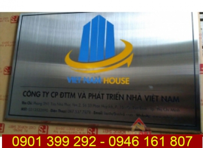 Bảng inox ăn mòn công ty VietNam House