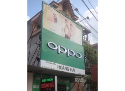 Chuỗi bảng hiệu quảng cáo điện thoại di động Oppo