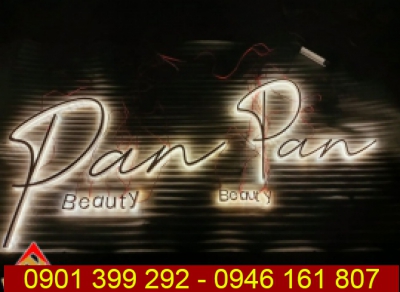 Chữ inox sơn hấp nhiệt Pan Pan Beauty 