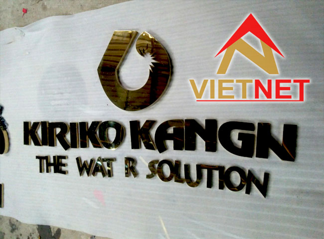 Làm logo và chữ nổi Kiriko Kangen