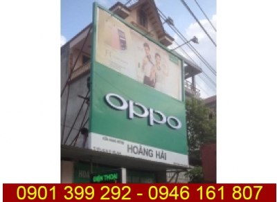 Chuỗi bảng hiệu quảng cáo điện thoại di động Oppo