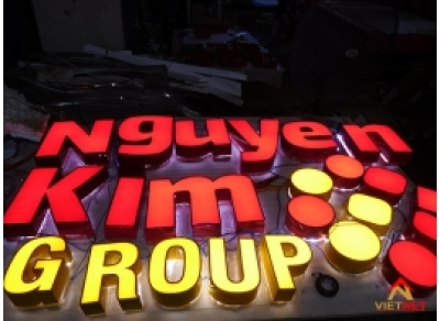 Bảng hiệu quảng cáo chữ nổi  Nguyễn Kim