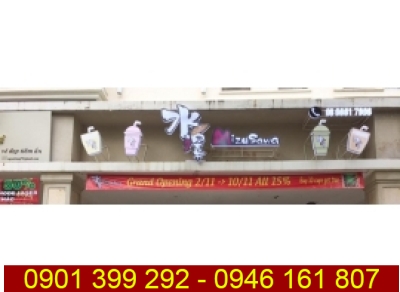 Hộp đèn quảng cáo cho quán trà sữa kiểu Nhật